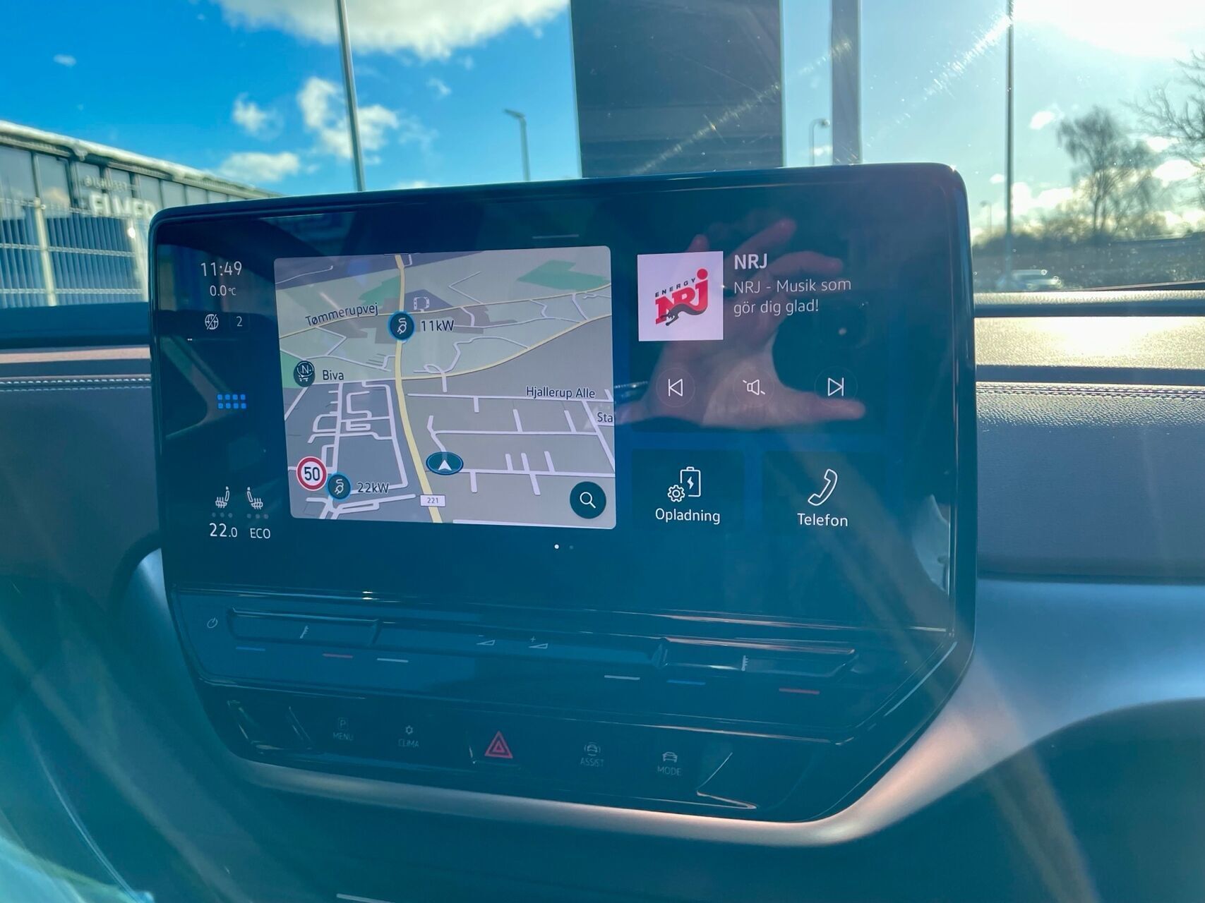 Blå VW ID.4 fra 2021