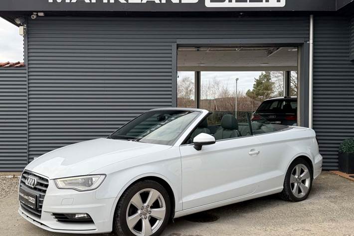 Hvid Audi A3 fra 2015
