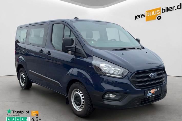 Blå Ford Transit Custom Kombi 320S fra 2023
