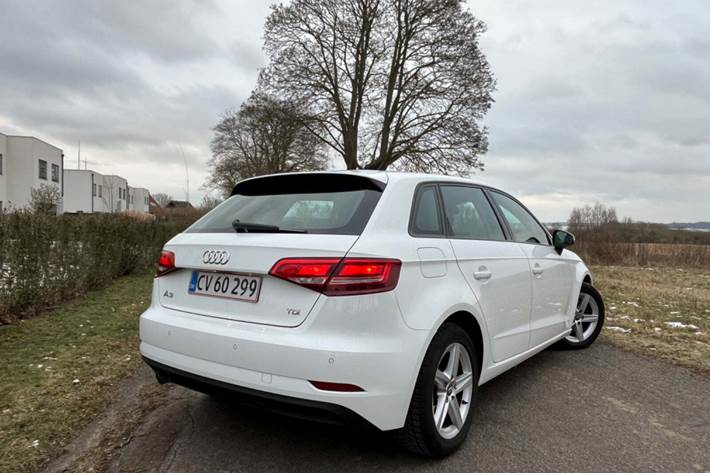 Sort Audi A3 fra 2017