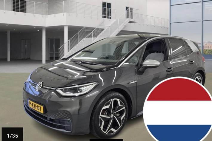 Grå VW ID.3 fra 2021