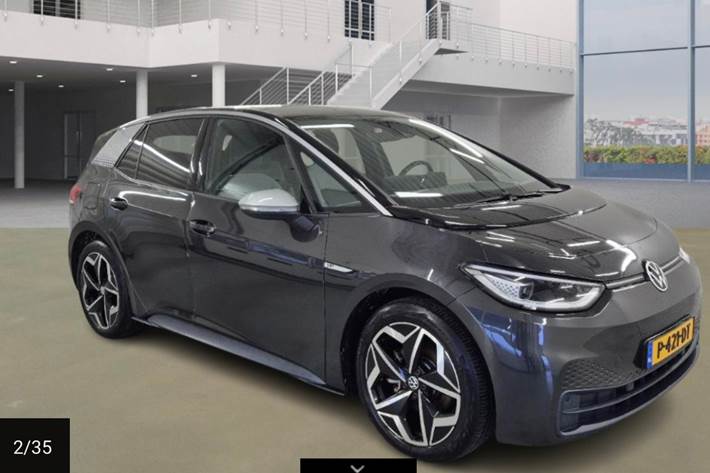 Grå VW ID.3 fra 2021