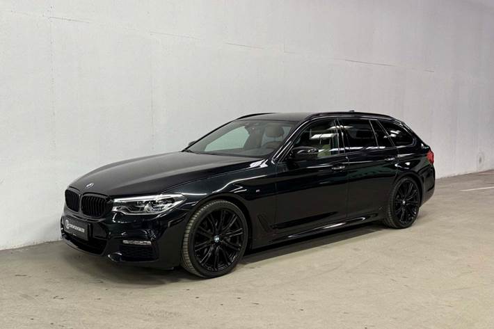 Sort BMW 520d fra 2017