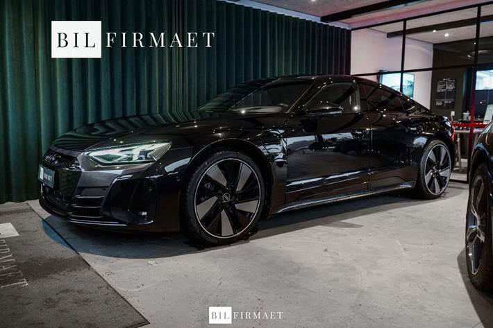 Sort Audi e-tron GT fra 2021