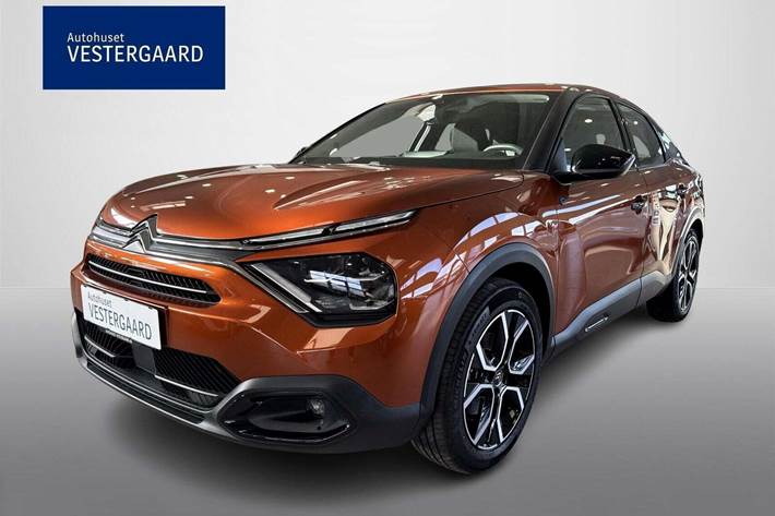 Orange Citroën ë-C4 fra 2022 set udefra