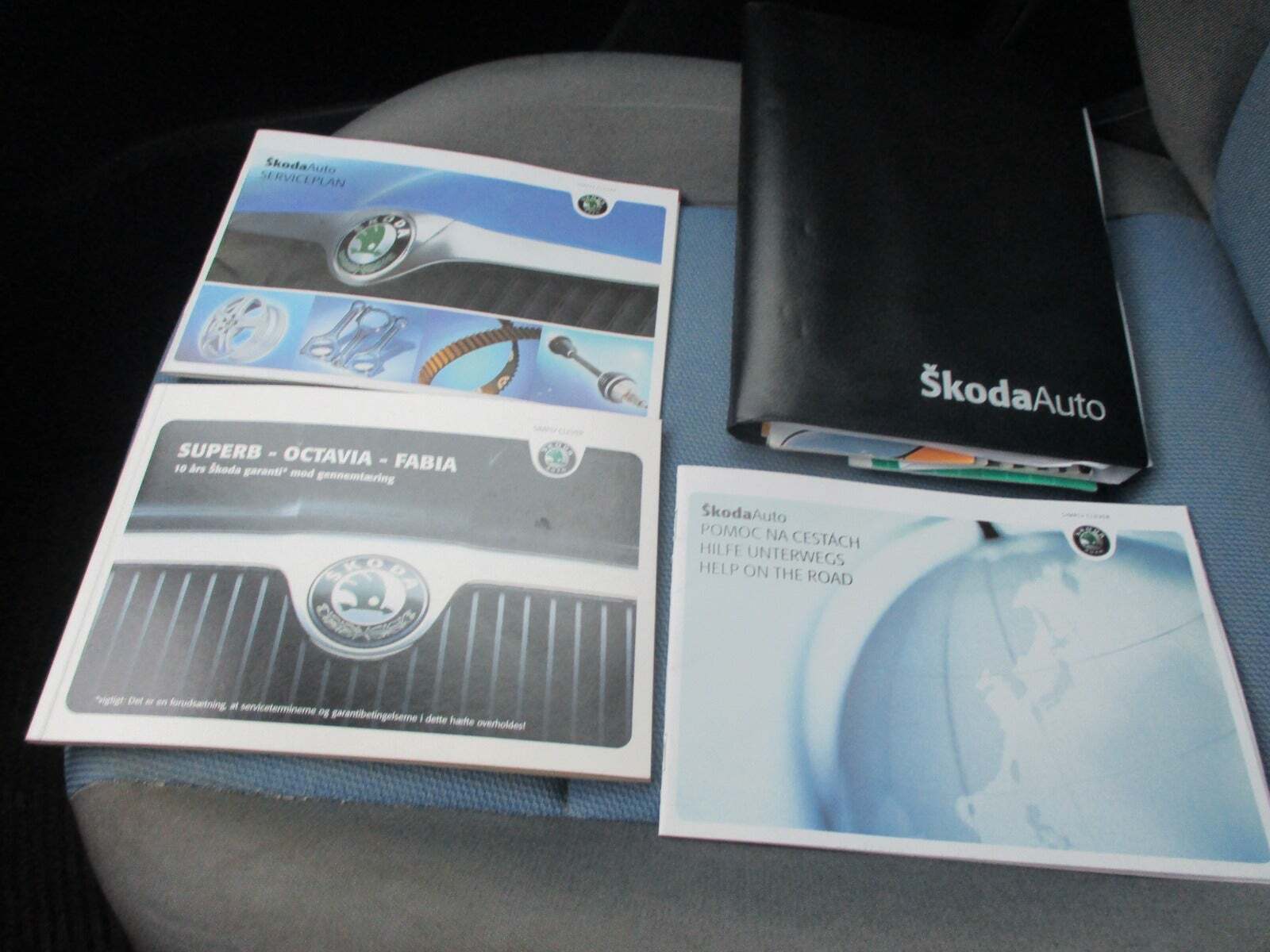 Beige Skoda Fabia fra 2007