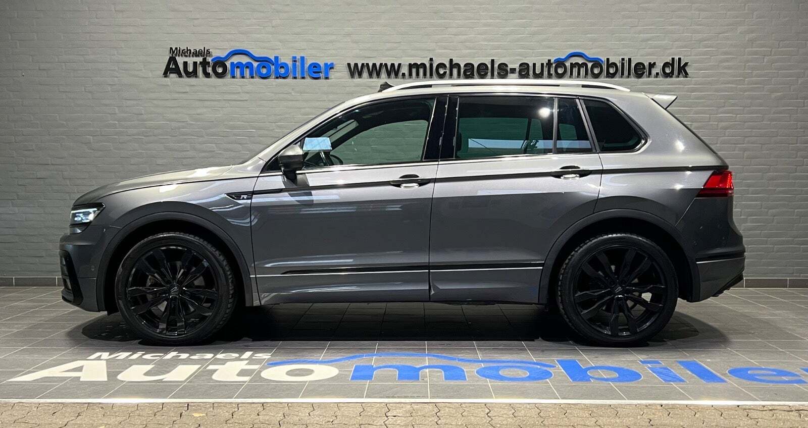 Grå VW Tiguan fra 2017