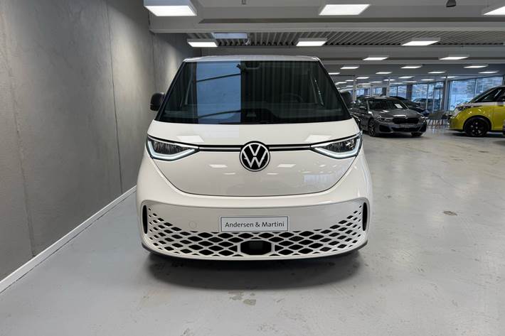 Hvid VW ID.Buzz Cargo fra 2025 set udefra