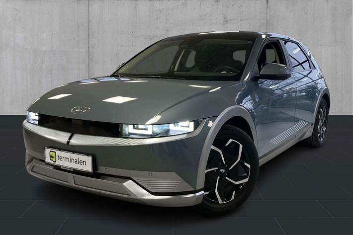 Grå Hyundai Ioniq 5 fra 2024 set udefra