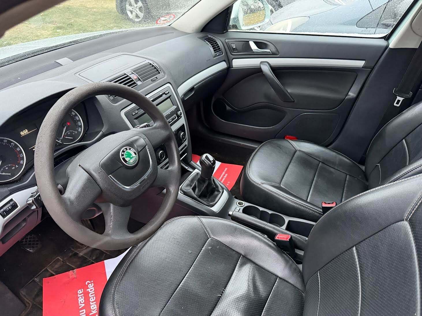 Grøn Skoda Octavia fra 2012