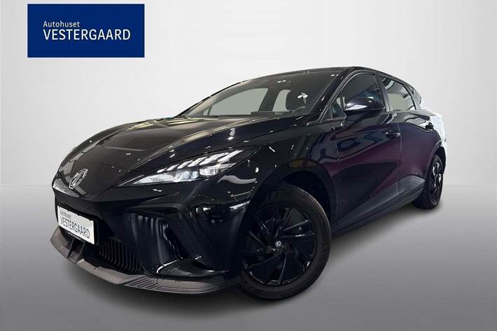 Sort MG 4 fra 2023 set udefra