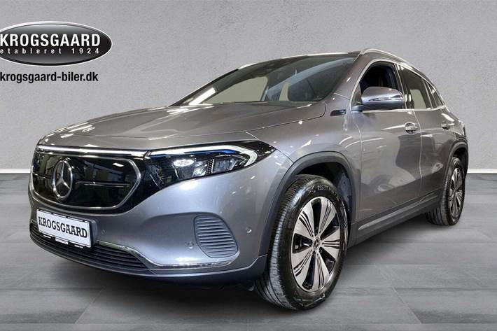 Grå Mercedes EQA250 fra 2021 set udefra