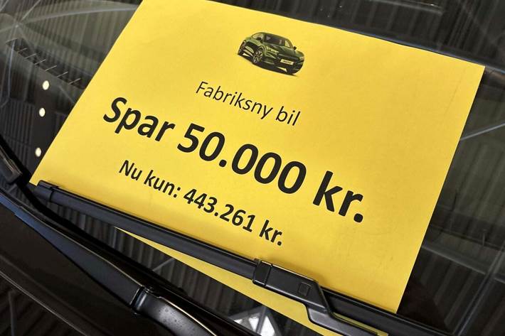 Sort Ford Mustang Mach-E fra 2025