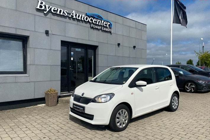 Hvid Skoda Citigo fra 2014