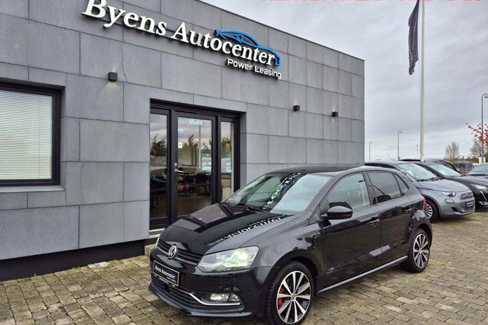 Sort VW Polo fra 2016