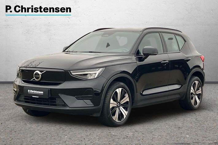 Sort Volvo XC40 fra 2022 set udefra