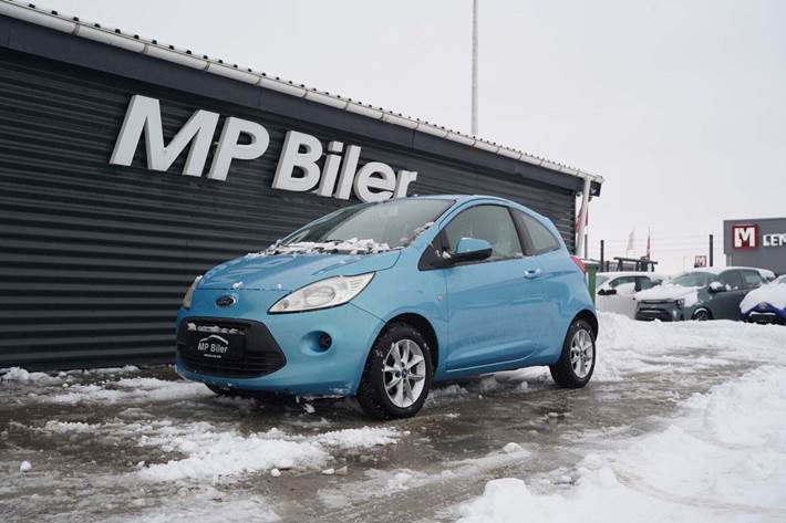 Blå Ford Ka fra 2010