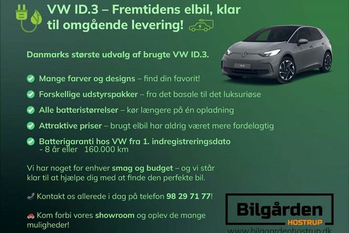Sølv VW ID.3 fra 2024