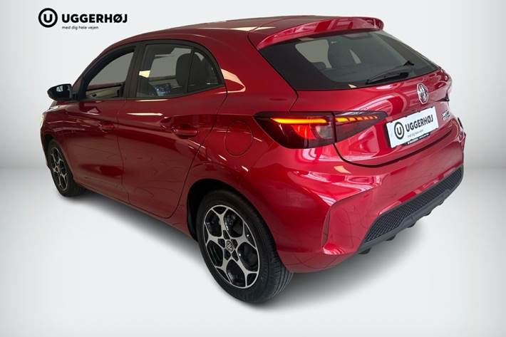 Rød MG MG3 fra 2026 set udefra