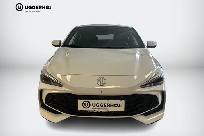 Hvid MG MG3 fra 2026 set udefra