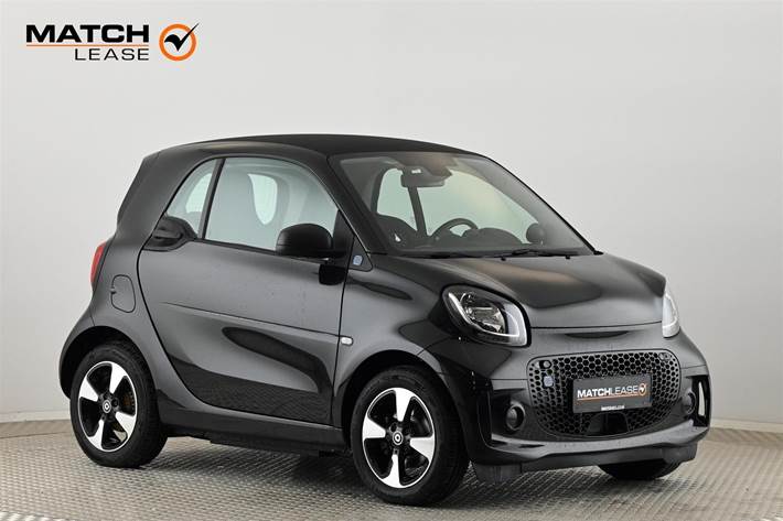 Sort Smart Fortwo fra 2020 set udefra