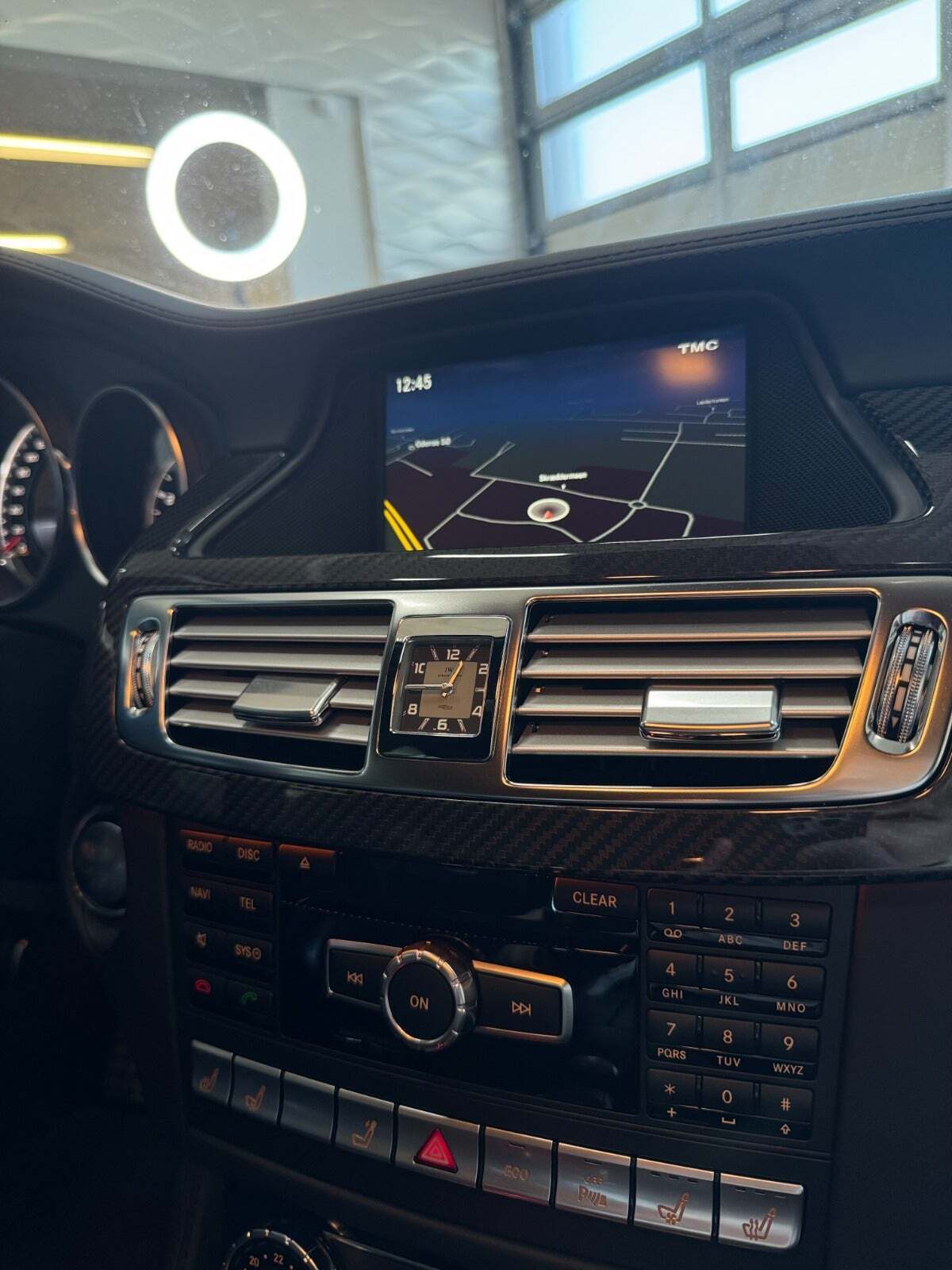 Brun Mercedes CLS63 fra 2013 set indefra