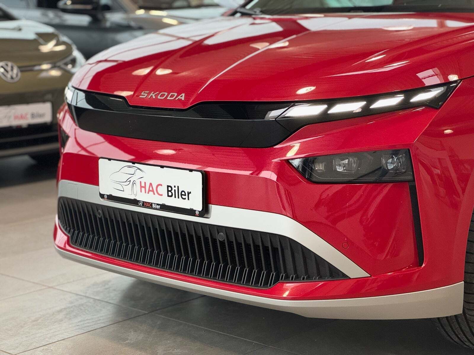Rød Skoda Enyaq fra 2026