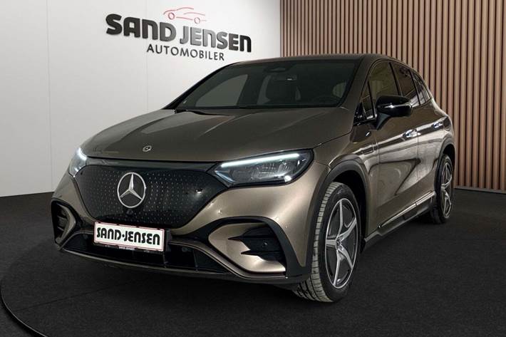 Brun Mercedes EQE350 SUV fra 2024 set udefra