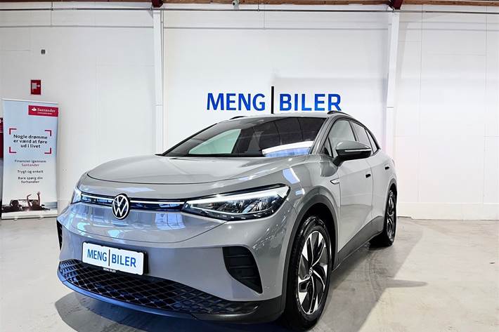 Grå VW ID.4 fra 2022 set udefra
