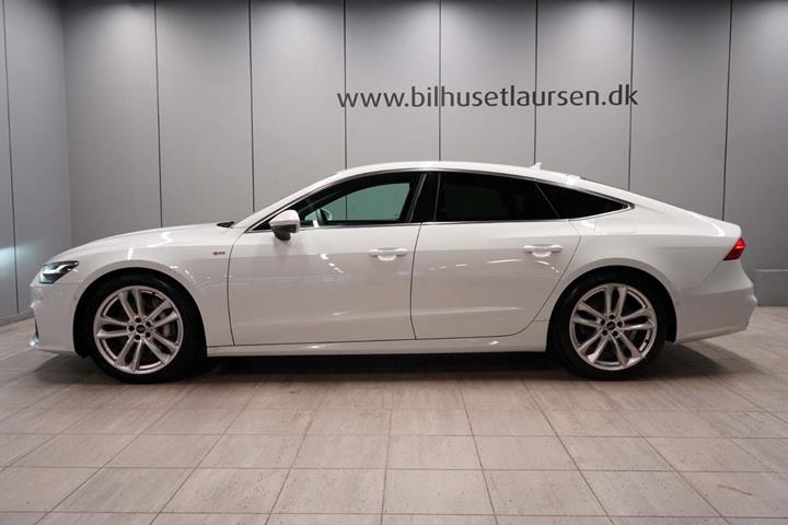 Hvid Audi A7 fra 2023