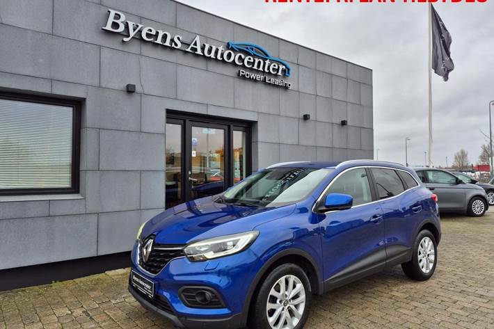 Blå Renault Kadjar fra 2019 set udefra