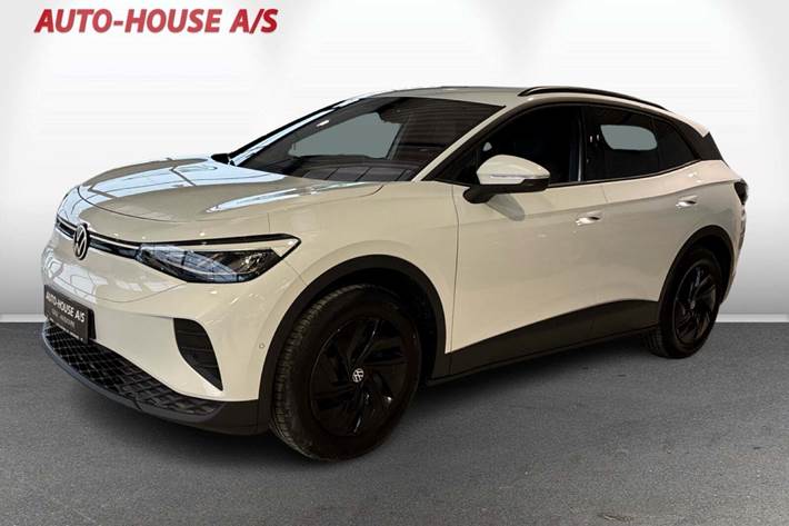 Hvid VW ID.4 fra 2024 set udefra