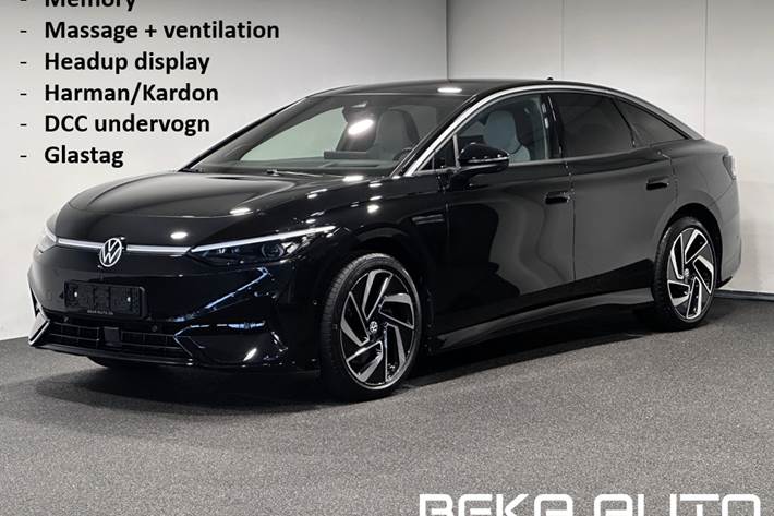 Sort VW ID.7 fra 2024 set udefra