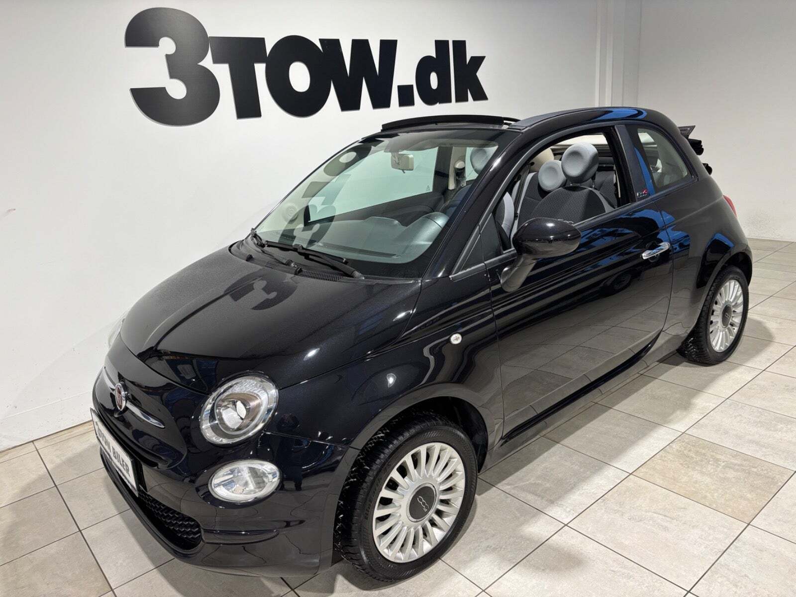 Sort Fiat 500C fra 2016