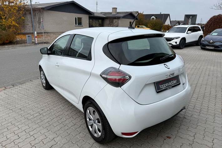Hvid Renault Zoe fra 2020