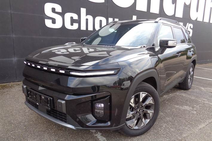 Sort KGM Torres EVX fra 2024 set udefra