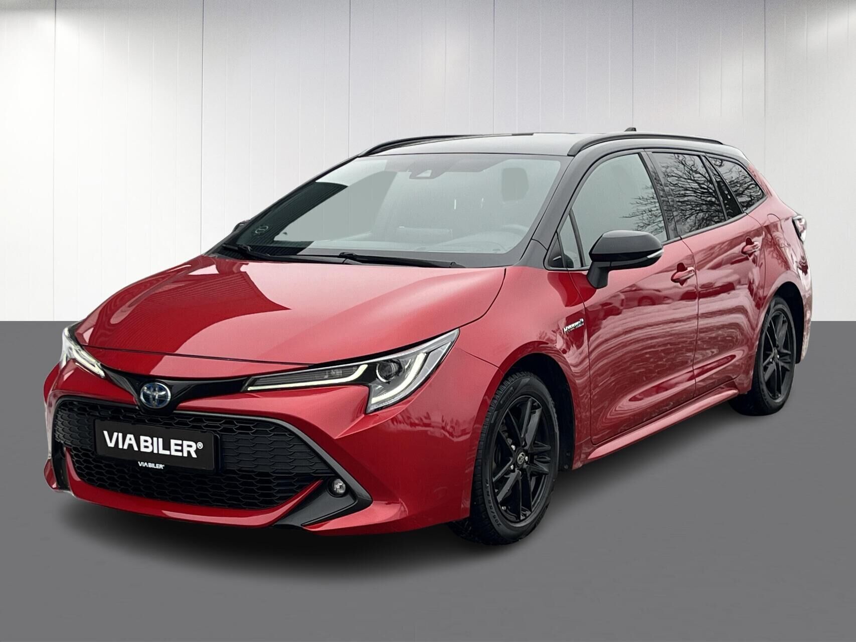 Rød Toyota Corolla fra 2020