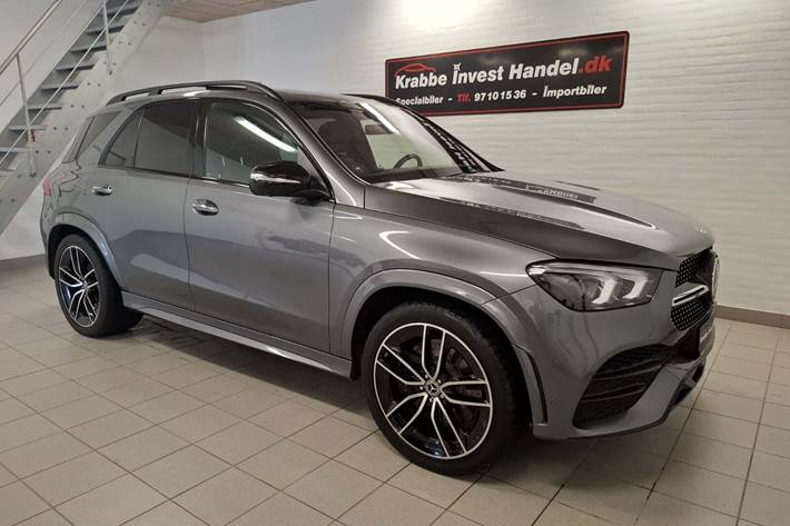 Grå Mercedes GLE350 de fra 2022