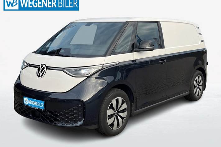 Hvid VW ID.Buzz fra 2023 set udefra