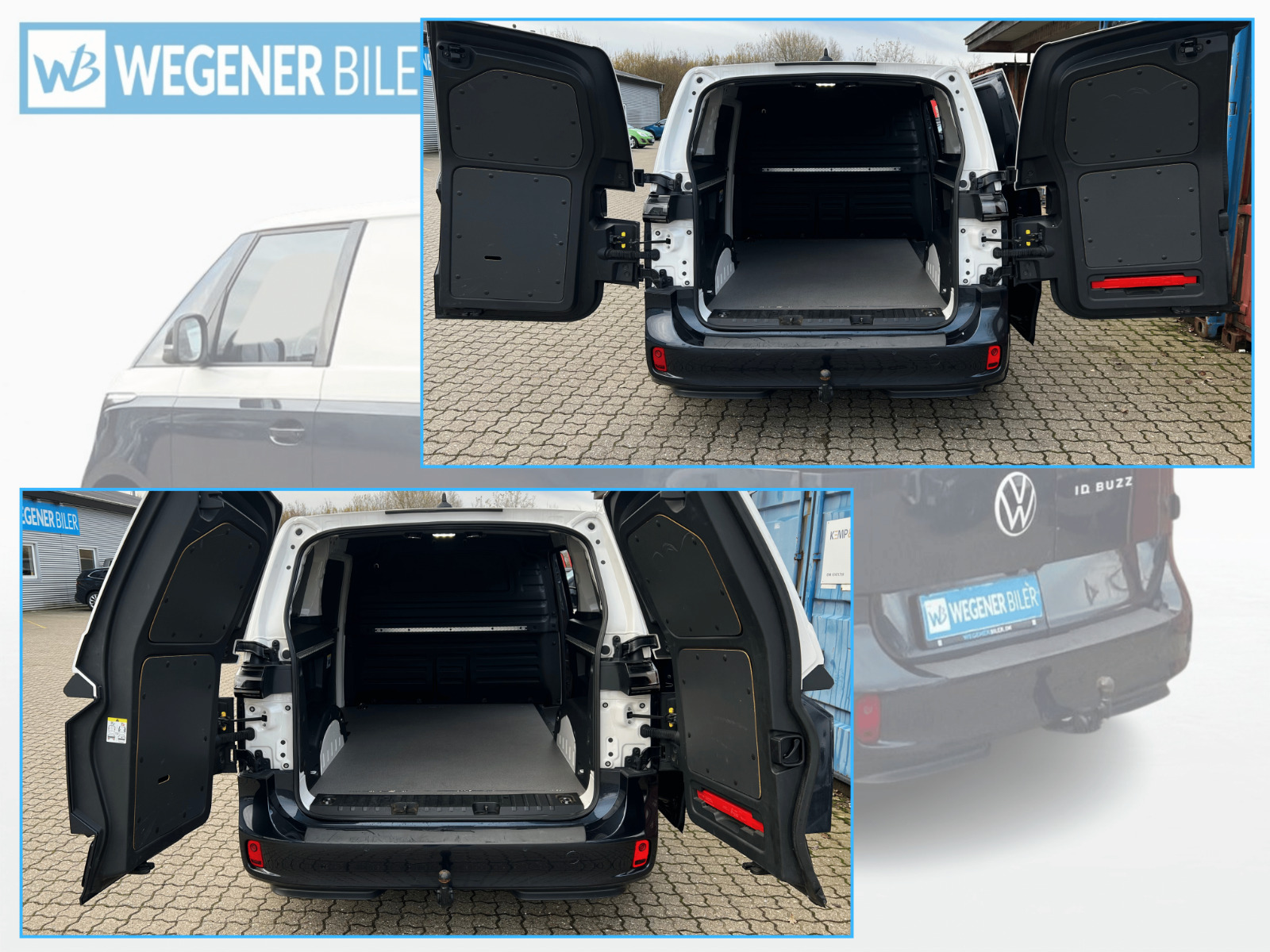 Hvid VW ID.Buzz fra 2023