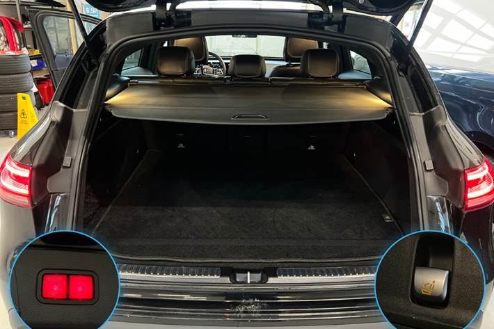 Sort Mercedes EQC400 fra 2021