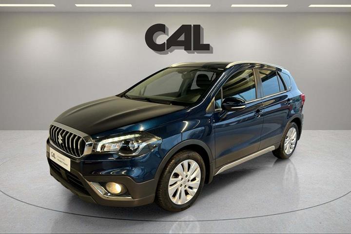 Blå Suzuki S-Cross fra 2019 set udefra