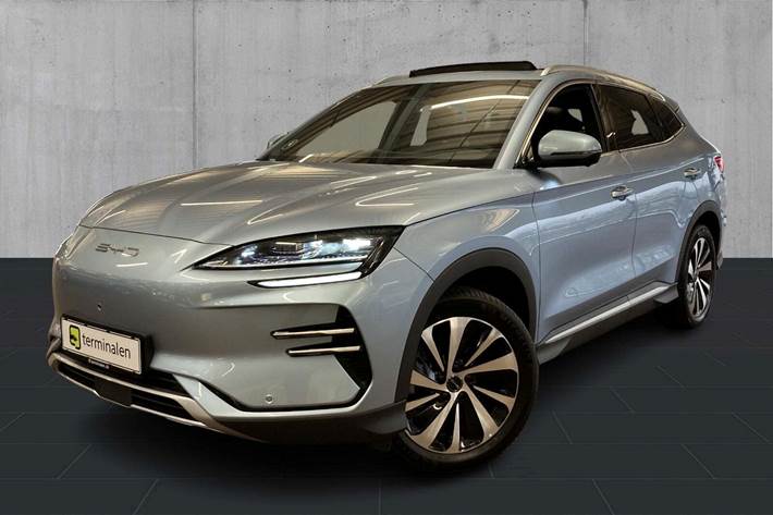 Blå BYD Seal U fra 2024 set udefra