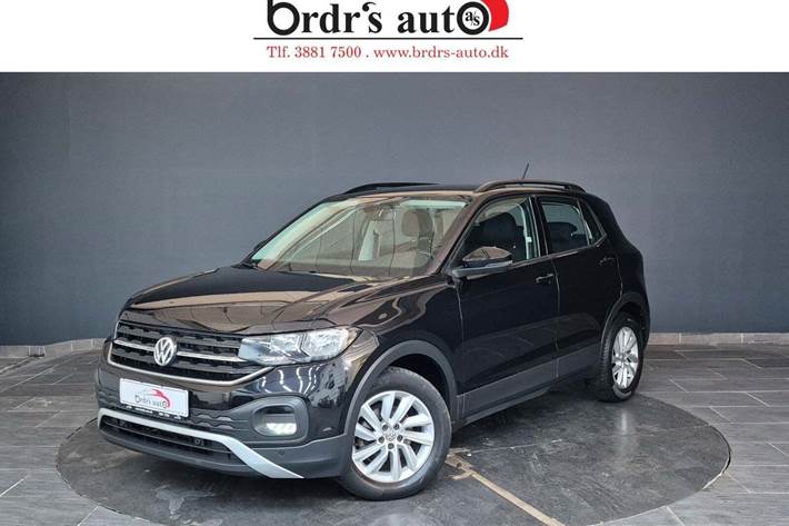 Sort VW T-Cross fra 2019 set udefra
