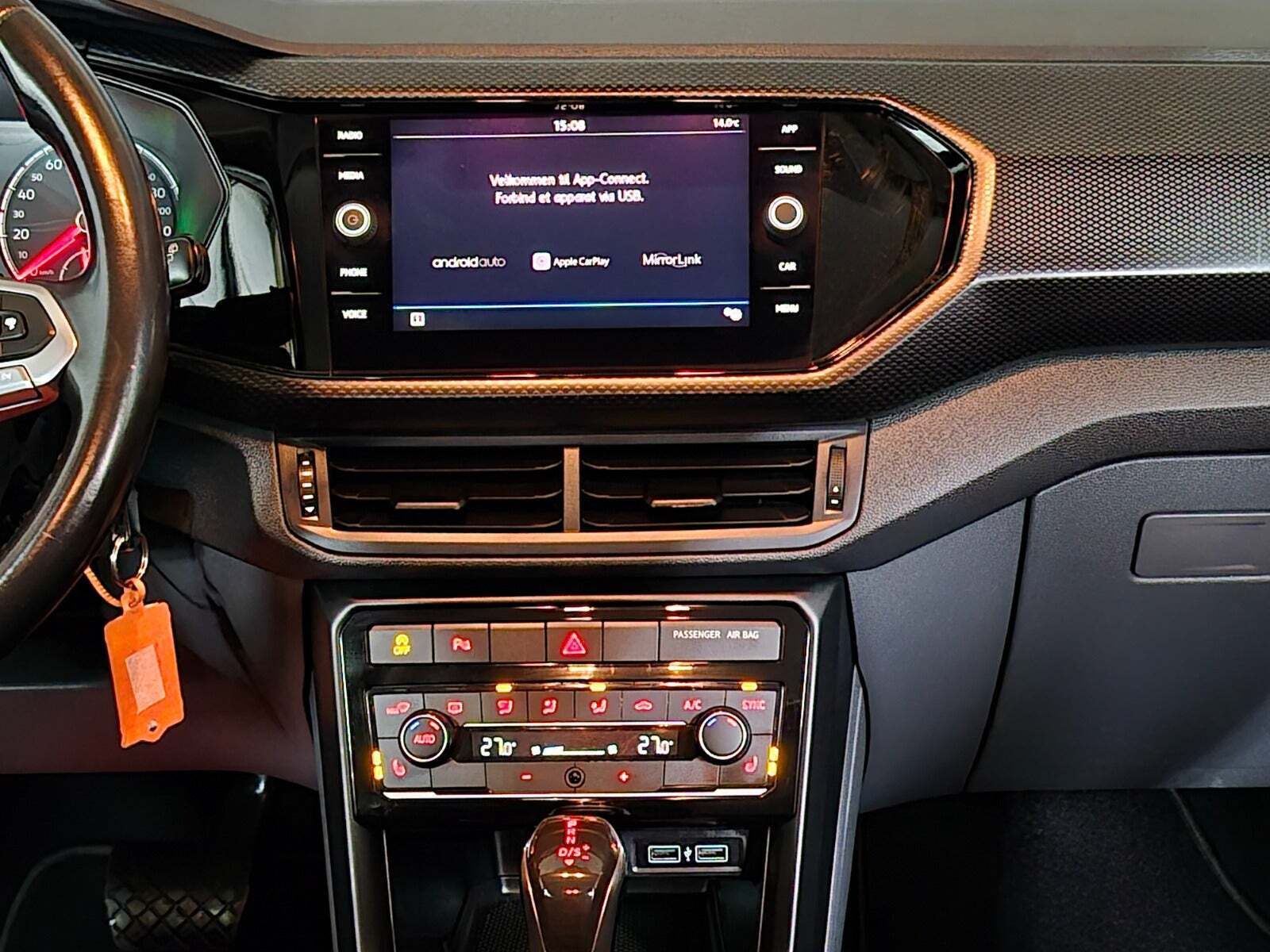 Sort VW T-Cross fra 2019