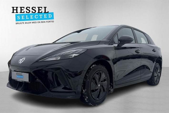 Sort MG 4 fra 2023 set udefra