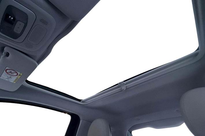 Blå Fiat 500e fra 2022