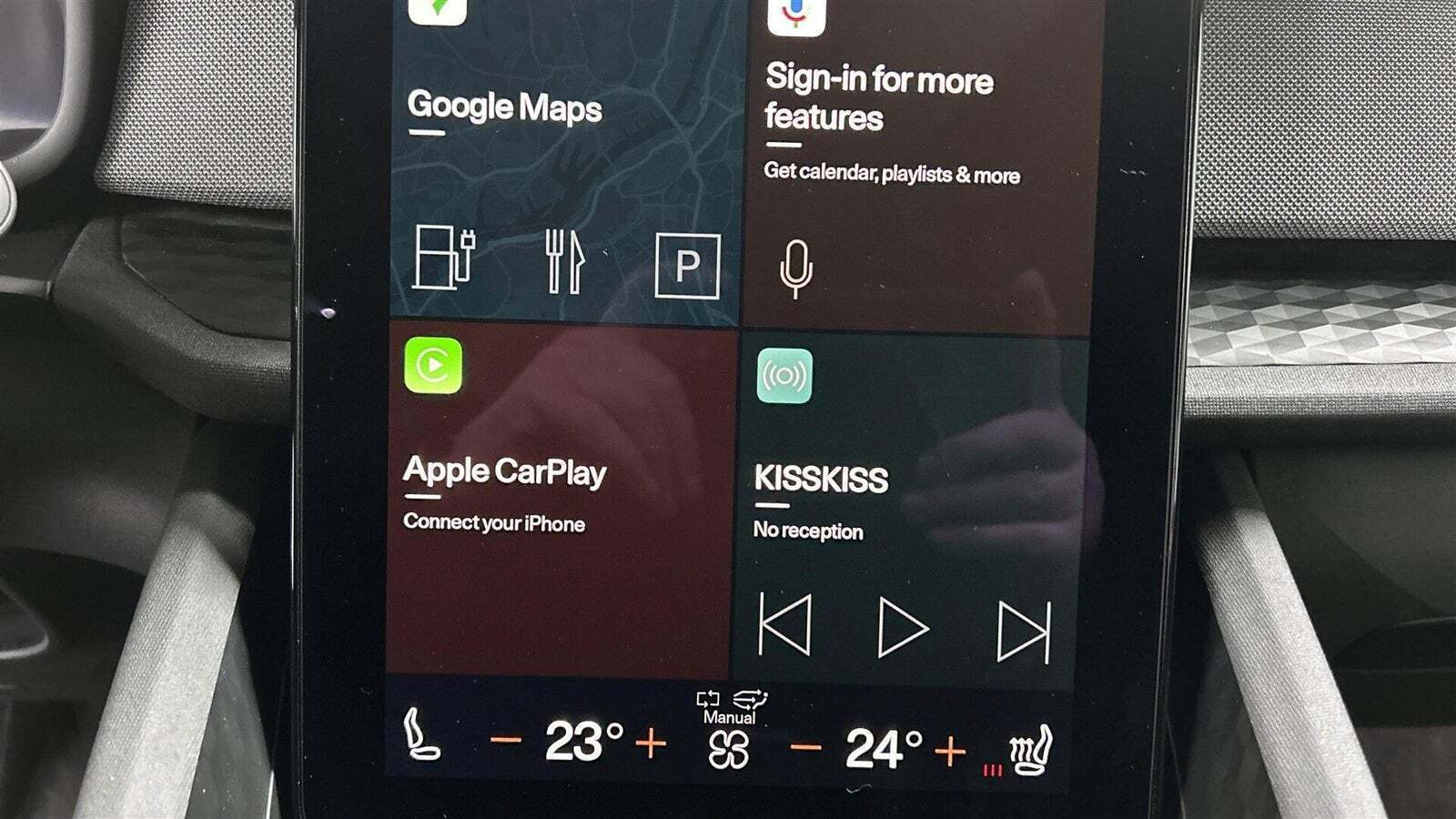 Grå Polestar 2 fra 2023