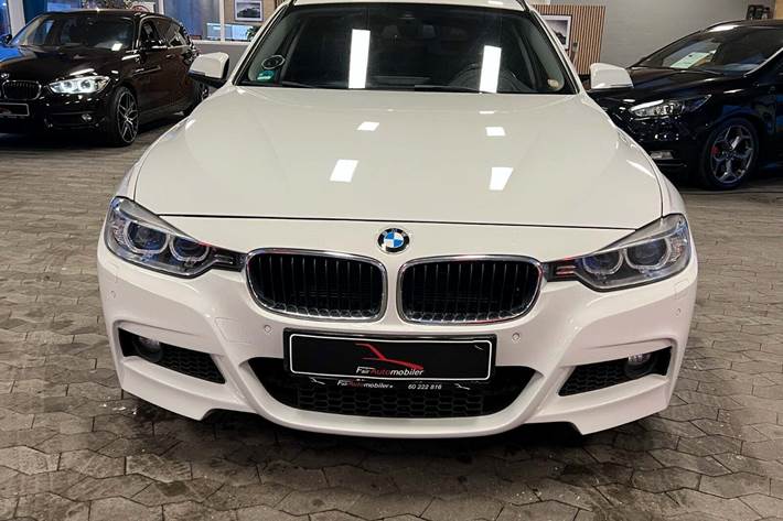 Hvid BMW 320d fra 2014