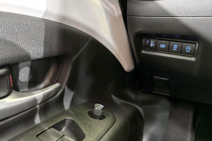 Hvid Toyota Aygo X fra 2024